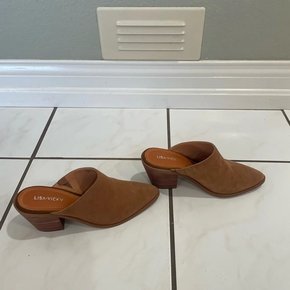 Lisa Vicky Brown Mules - Picture 2 of 6